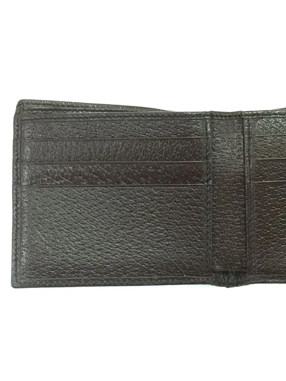 Gucci Bifold Wallet Leather Brown